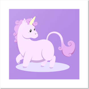 Kawaii fantasy animals - Unicorn Posters and Art